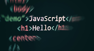 Image of hybrid of javascript code and python code